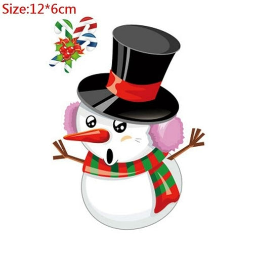 Christmas Window Stickers Christmas Decorations for Home Navidad 2021
