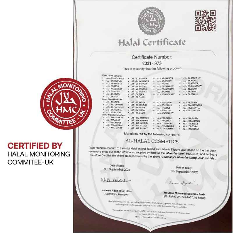 AL-16 SAMREEN MILANO LIPPENSTIFT Halal