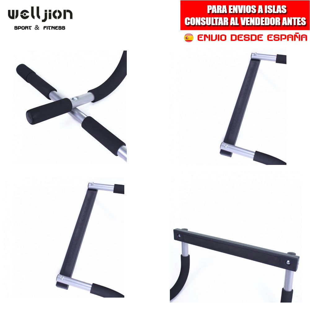 DOMINATED BAR FOR DOOR, GYM, PULL UP, GRIP PULL, IRON, SHIPPING FROM