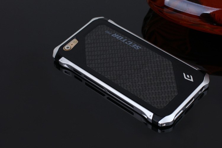 Carbon Fibre Aluminum Frame iPhone Case