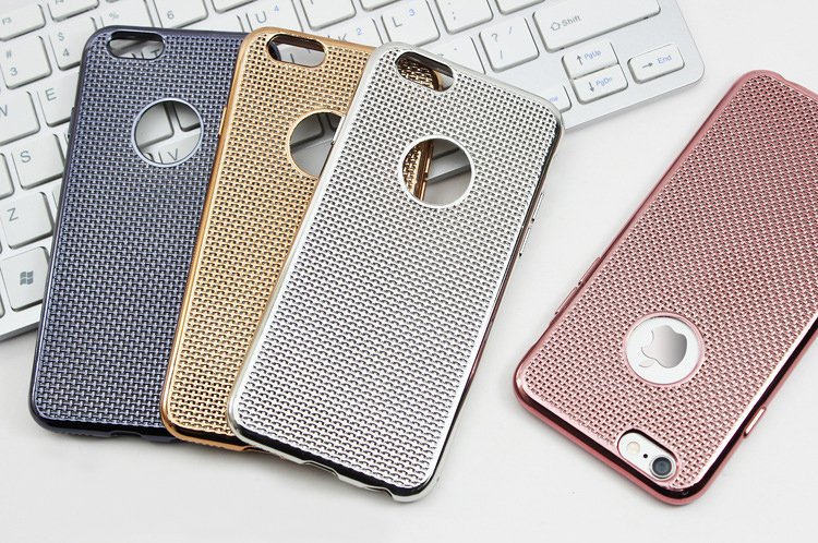 Luxury Plated Net iPhone Case