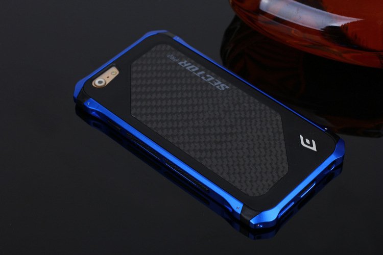 Carbon Fibre Aluminum Frame iPhone Case