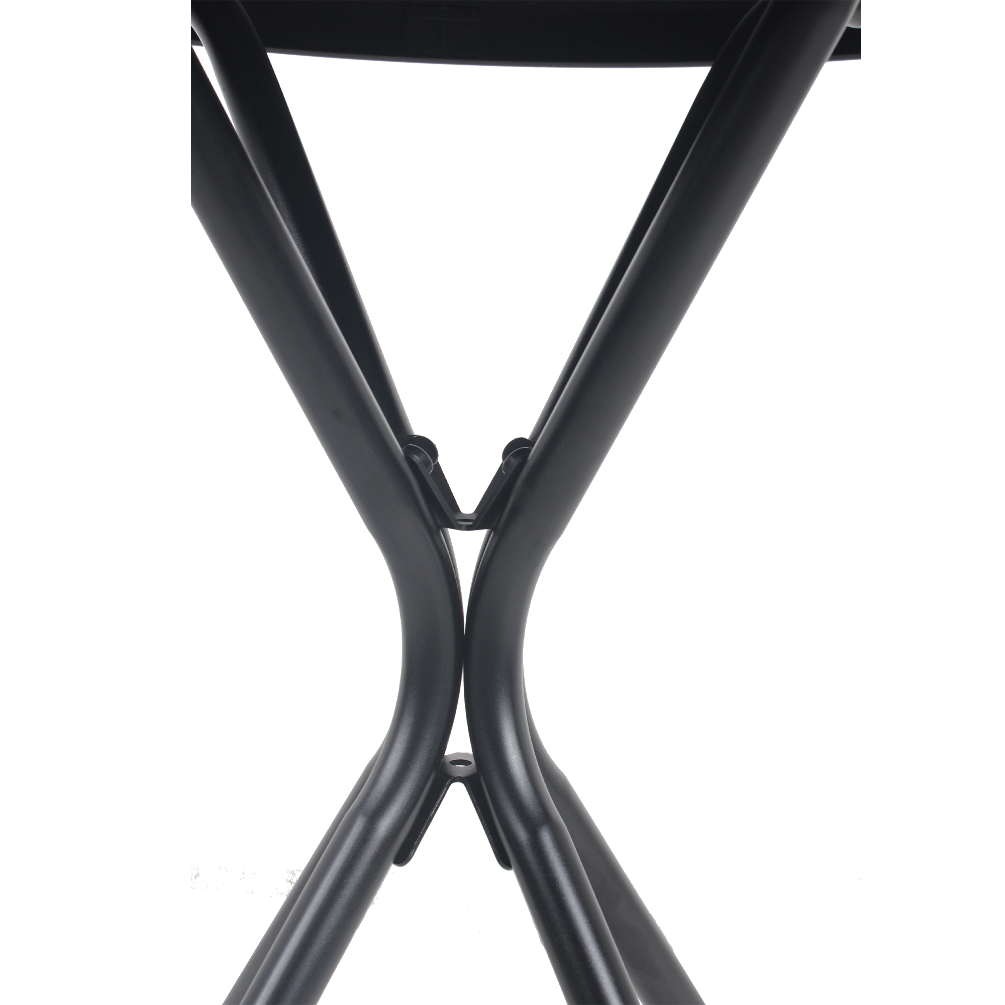 3-Piece Foldable Patio Furniture Set with 2 Metal Chairs and Tempered