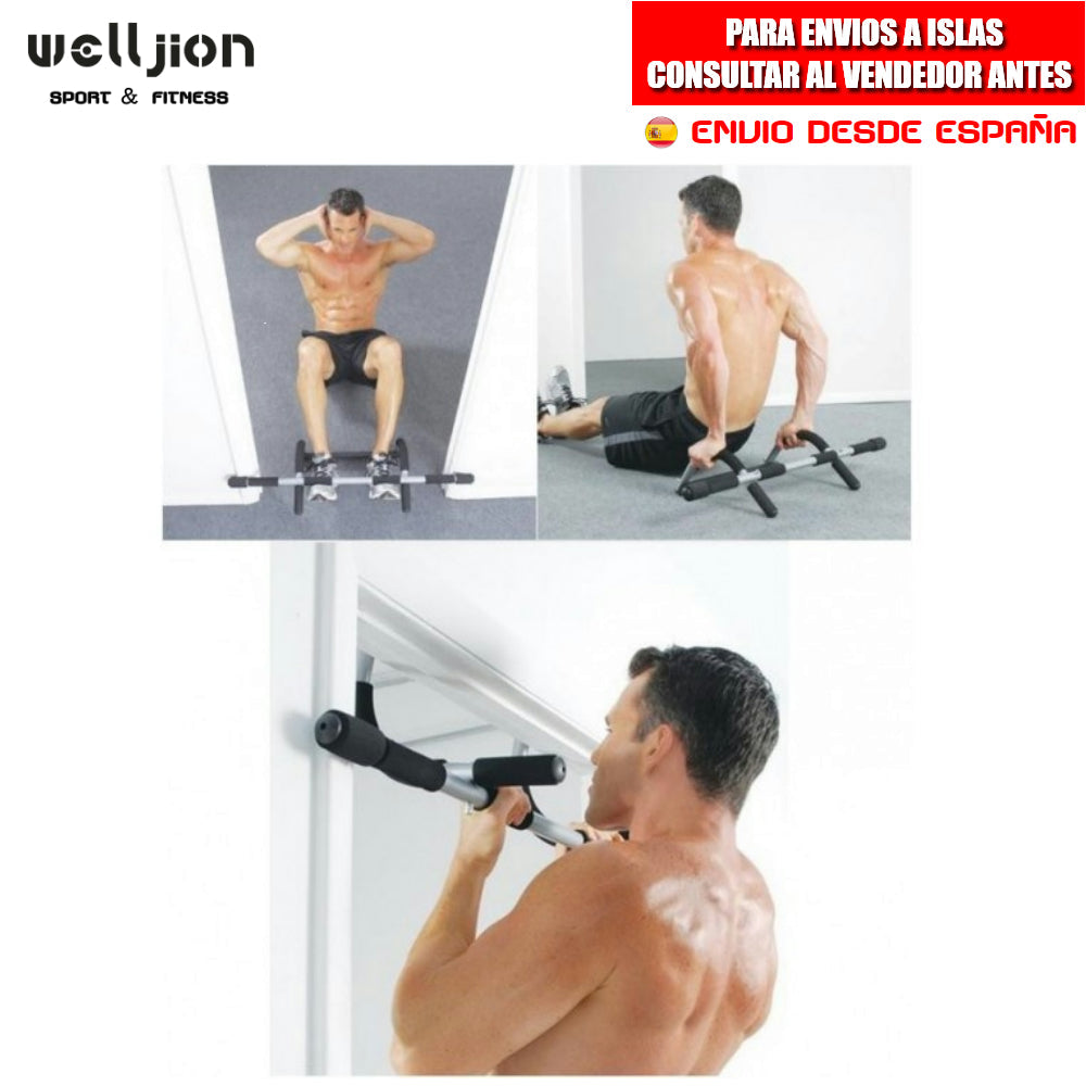 DOMINATED BAR FOR DOOR, GYM, PULL UP, GRIP PULL, IRON, SHIPPING FROM