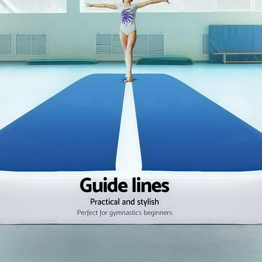 Everfit 4X1M Inflatable Air Track Mat 20CM Thick with Pump Tumbling