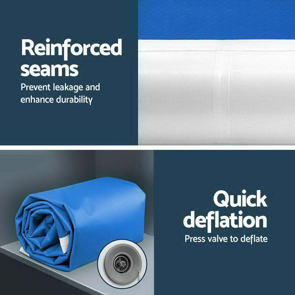 Everfit 4X1M Inflatable Air Track Mat 20CM Thick with Pump Tumbling