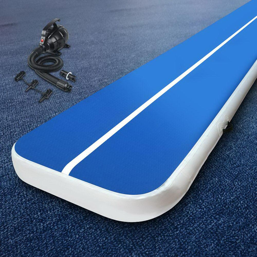 Everfit 4X1M Inflatable Air Track Mat 20CM Thick with Pump Tumbling