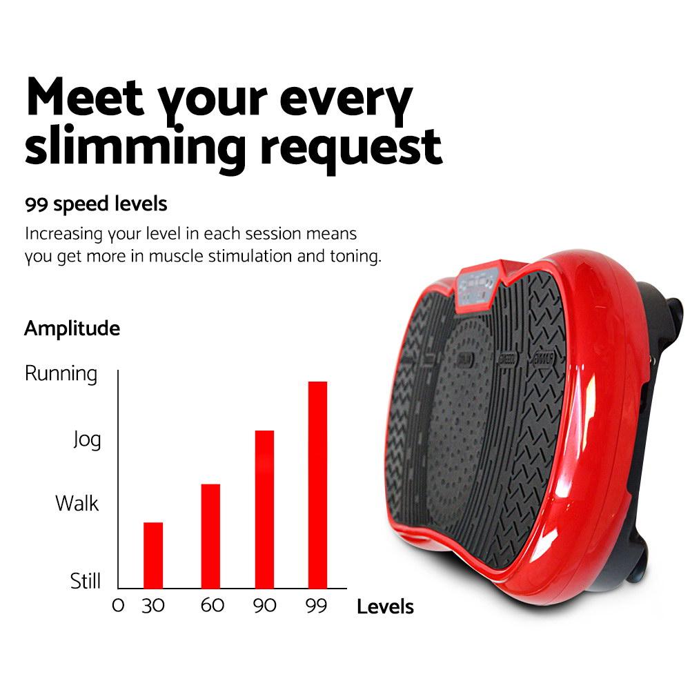 Everfit Vibration Machine Platform Vibrator Resistance Rope Home