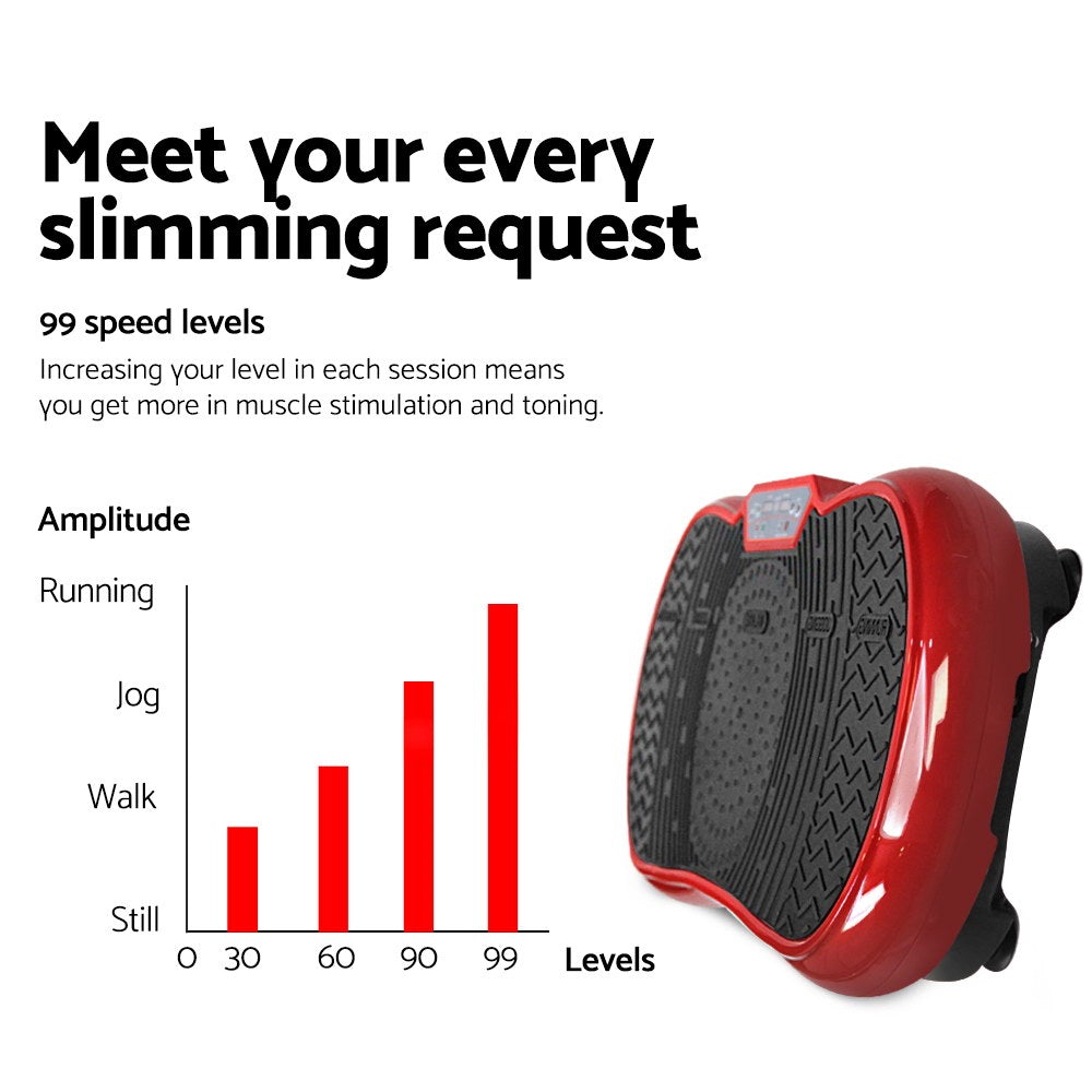 Everfit Vibration Machine Plate Platform Body Shaper Home Gym Fitness