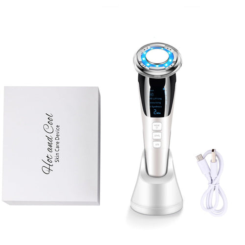 Mesotherapy Electroporation RF Radio Frequency Facial LED Photon Light