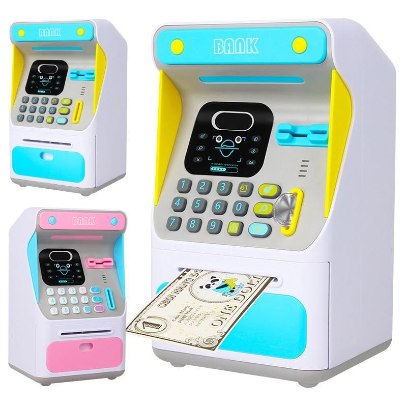 Electronic ATM Toy Piggy Bank Safe Money Boxes For Children