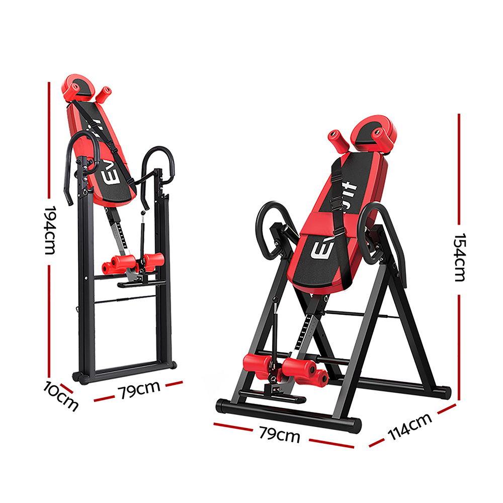 Everfit Inversion Table Gravity Exercise Inverter Back Stretcher Home