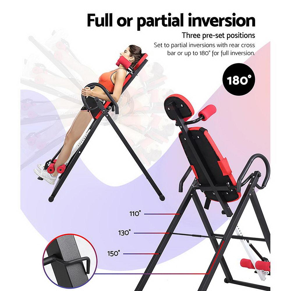 Everfit Inversion Table Gravity Exercise Inverter Back Stretcher Home