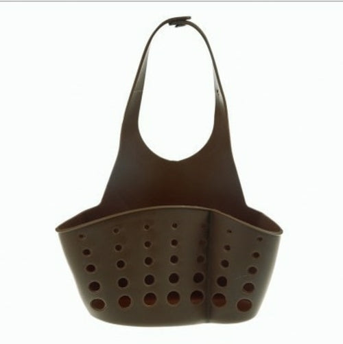 Kitchen Sink Holder Hanging Drain Basket Adjustable Soap Sponge Shelf