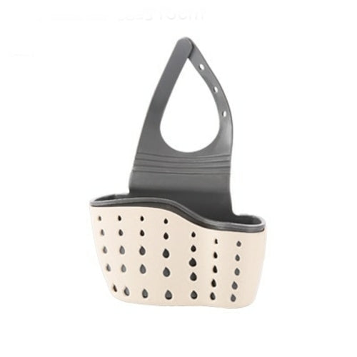 Kitchen Sink Holder Hanging Drain Basket Adjustable Soap Sponge Shelf