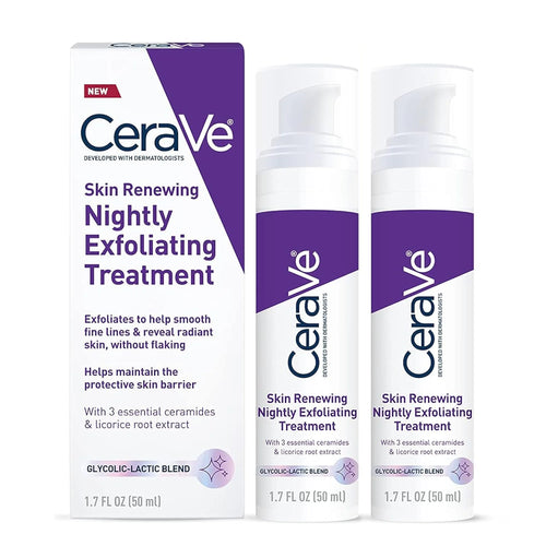 CeraVe Skin Renewing Nightly Exfoliating Treatment 50ml Glycolic