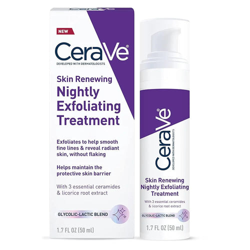 CeraVe Skin Renewing Nightly Exfoliating Treatment 50ml Glycolic