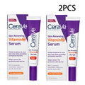 CeraVe Vitamin C Serum 10% Pure, Hyaluronic Acid & 3 Ceramides,