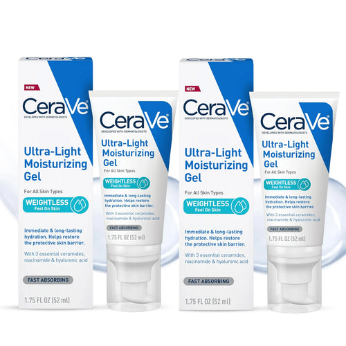 CeraVe Ultra-Light Hydrating Face Moisturizer Gel With Ceramides