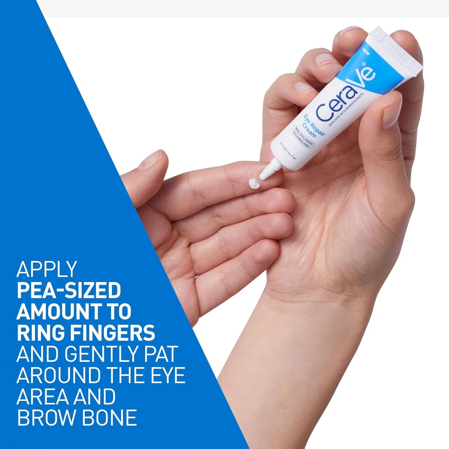 CeraVe Eye Repair Cream Under Eye Moisturizer With Hyaluronic Acid