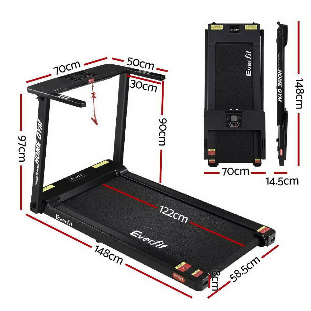 Everfit Treadmill Electric Home Gym Fitness Exercise Fully Foldable
