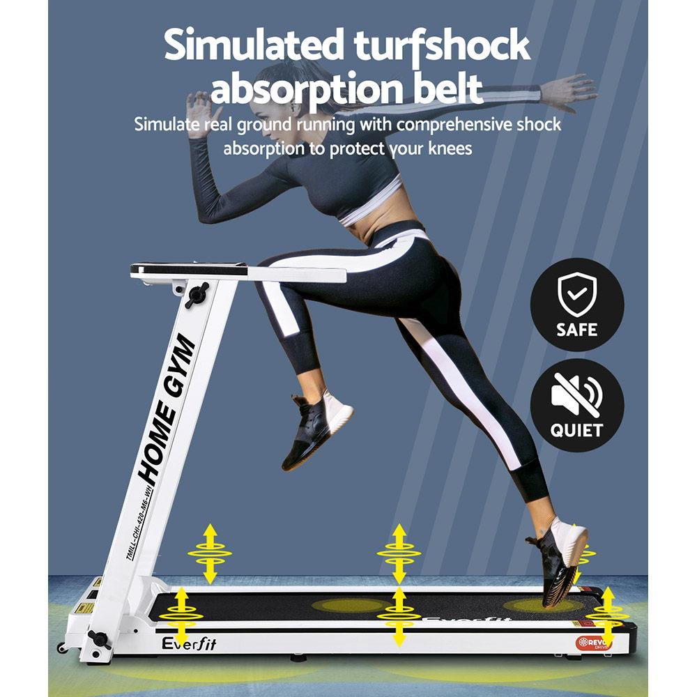 Everfit Treadmill Electric Home Gym Fitness Exercise Fully Foldable