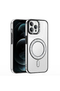 iPhone 12 Pro Case Karetta Diamond Stone Patterned Magsafelier Cover