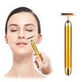 T-Shaped Gold Energy Beauty Bar Electric Facial Massage