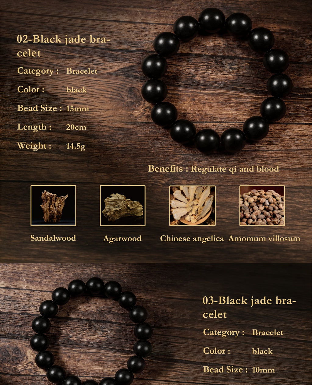 Bracelet to regulate qi & blood