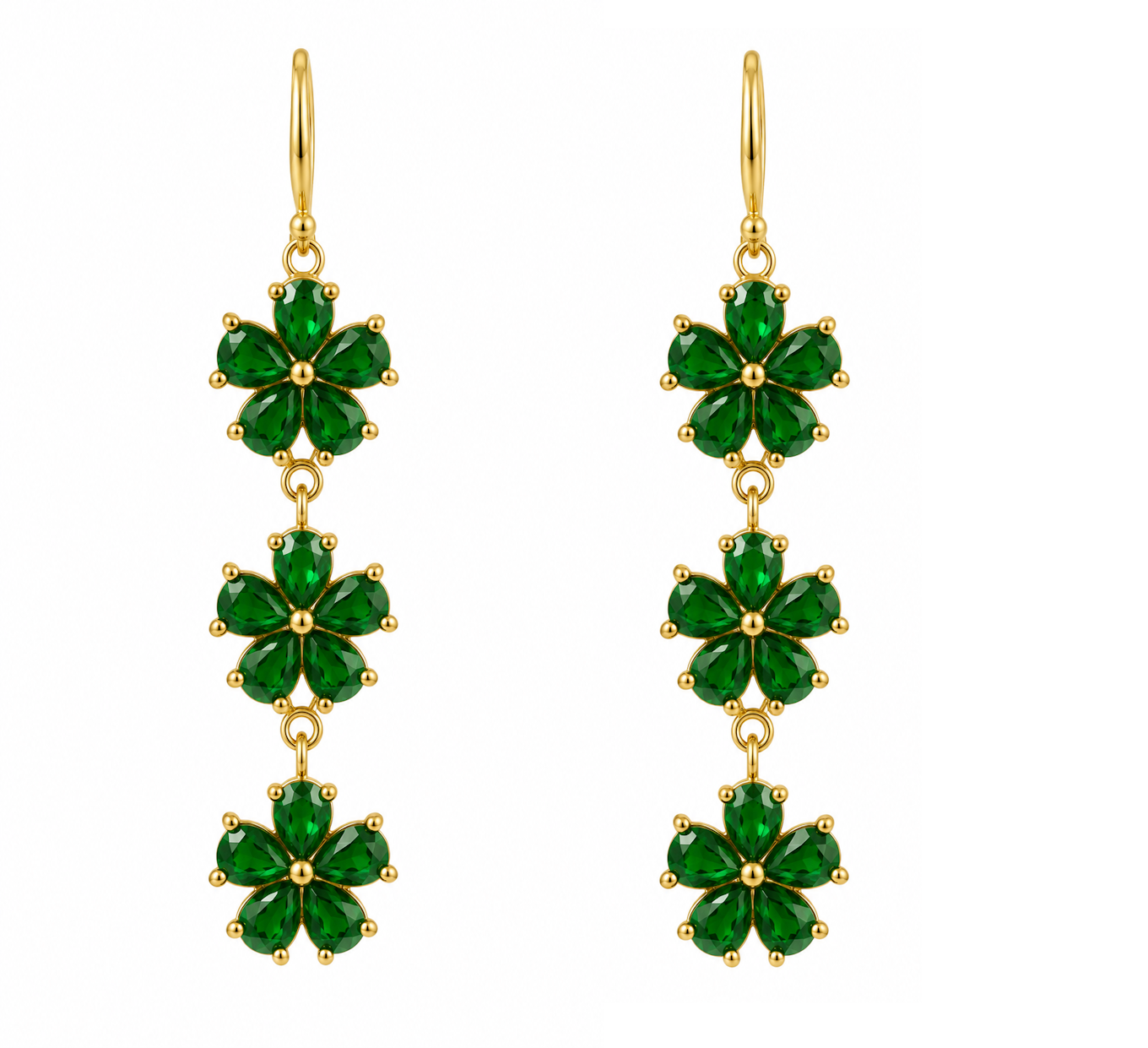 Gold Tone Fashion Earrings