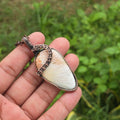 Stylish Pendant with Natural Stone