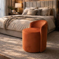 Wooden Mudda Puffy Ottoman Stool