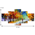 Set Of Five Framed Painting For Wall Decoration, 3D Paintings For Home