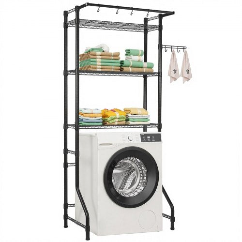 Over Washer and Dryer Storage Shelf, 3 Tiers Laundry Room Drying Rack