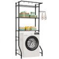 Over Washer and Dryer Storage Shelf, 3 Tiers Laundry Room Drying Rack